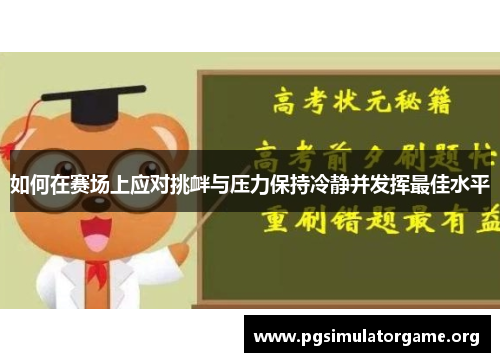 如何在赛场上应对挑衅与压力保持冷静并发挥最佳水平